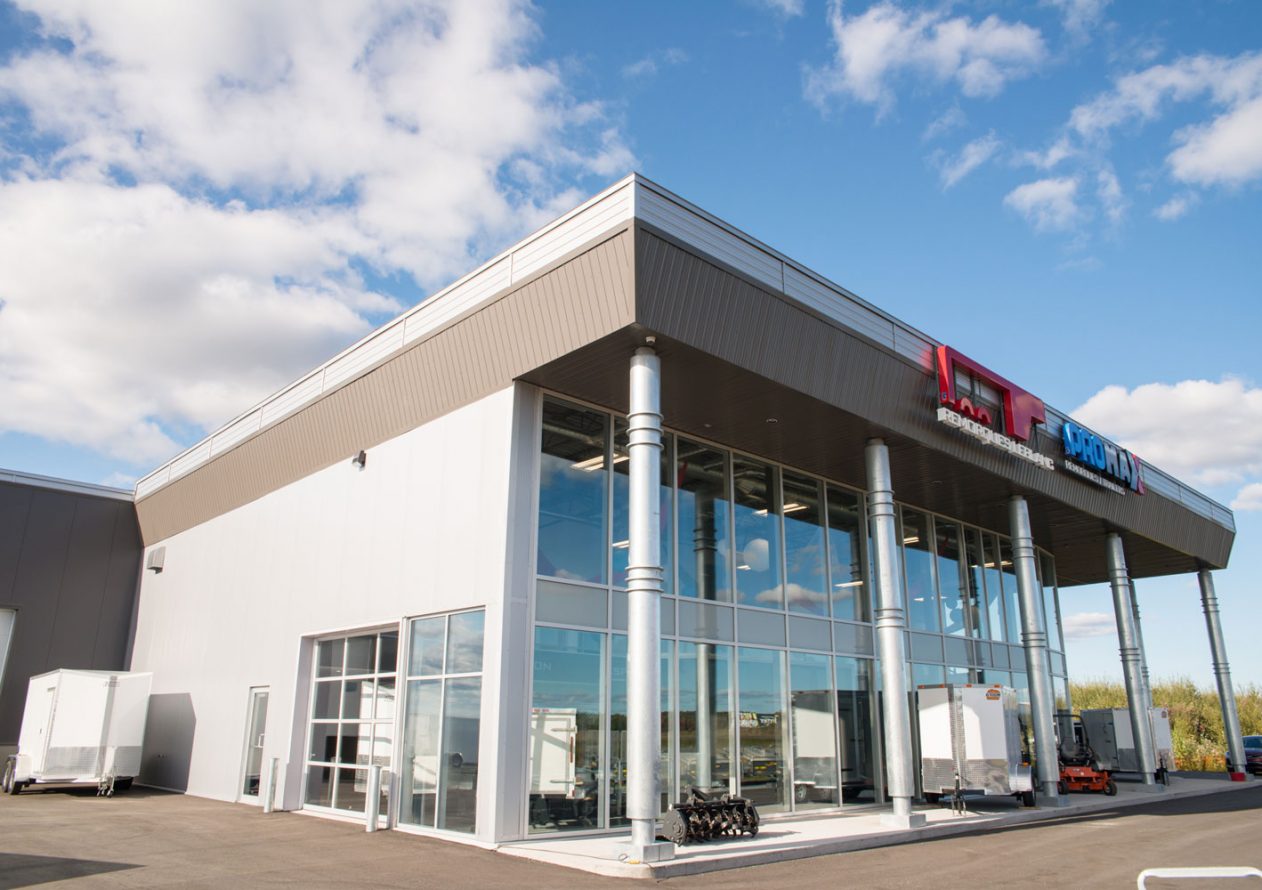 INSTALLATION DAMA Panneaux exterieurs projet Remorquages ProMax