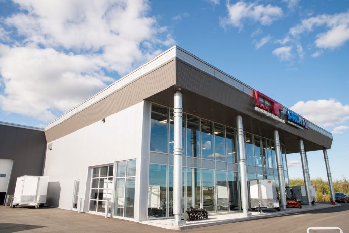 INSTALLATION DAMA Panneaux exterieurs projet Remorquages ProMax